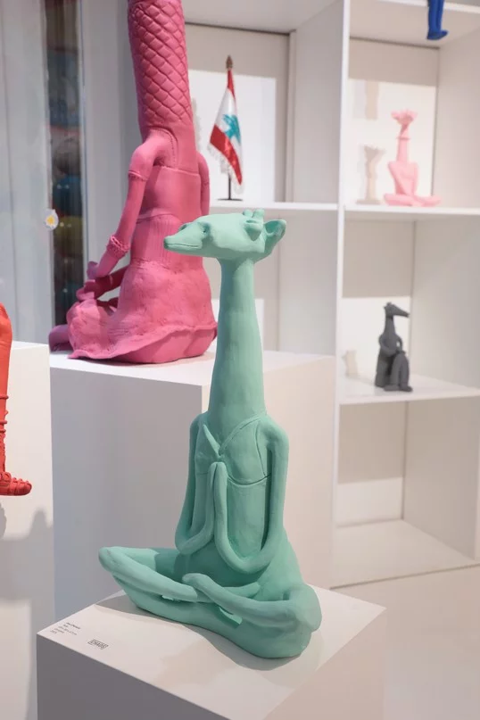 Giraffitude Souls in Color, A solo exhibition by Lebanese artist Joa Chelala