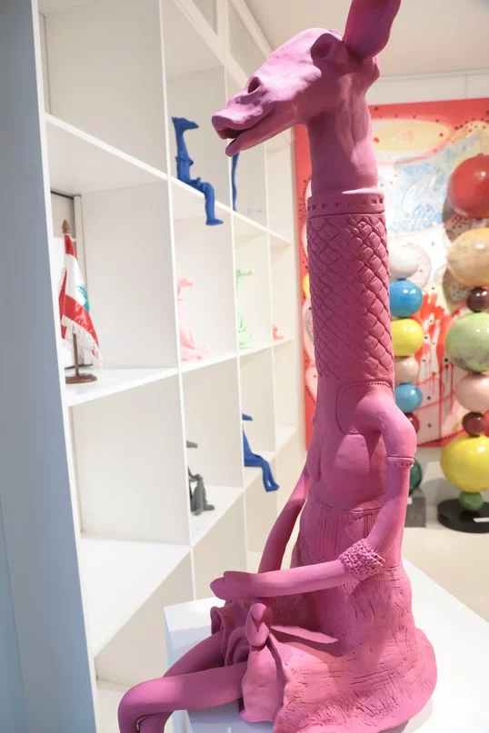 Giraffitude Souls in Color, A solo exhibition by Lebanese artist Joa Chelala