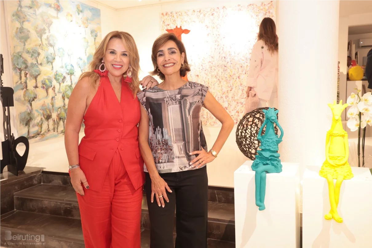 Giraffitude Souls in Color, A solo exhibition by Lebanese artist Joa Chelala