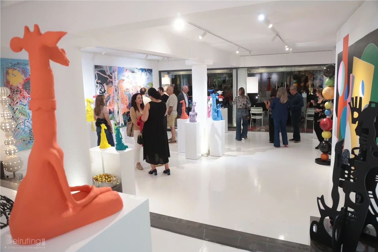 Giraffitude Souls in Color, A solo exhibition by Lebanese artist Joa Chelala