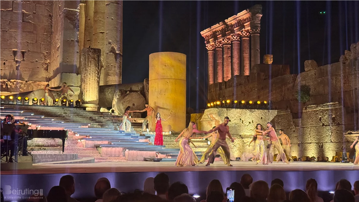 Hiba Tawaji & Oussama Rahbani at Baalbeck International Festival
