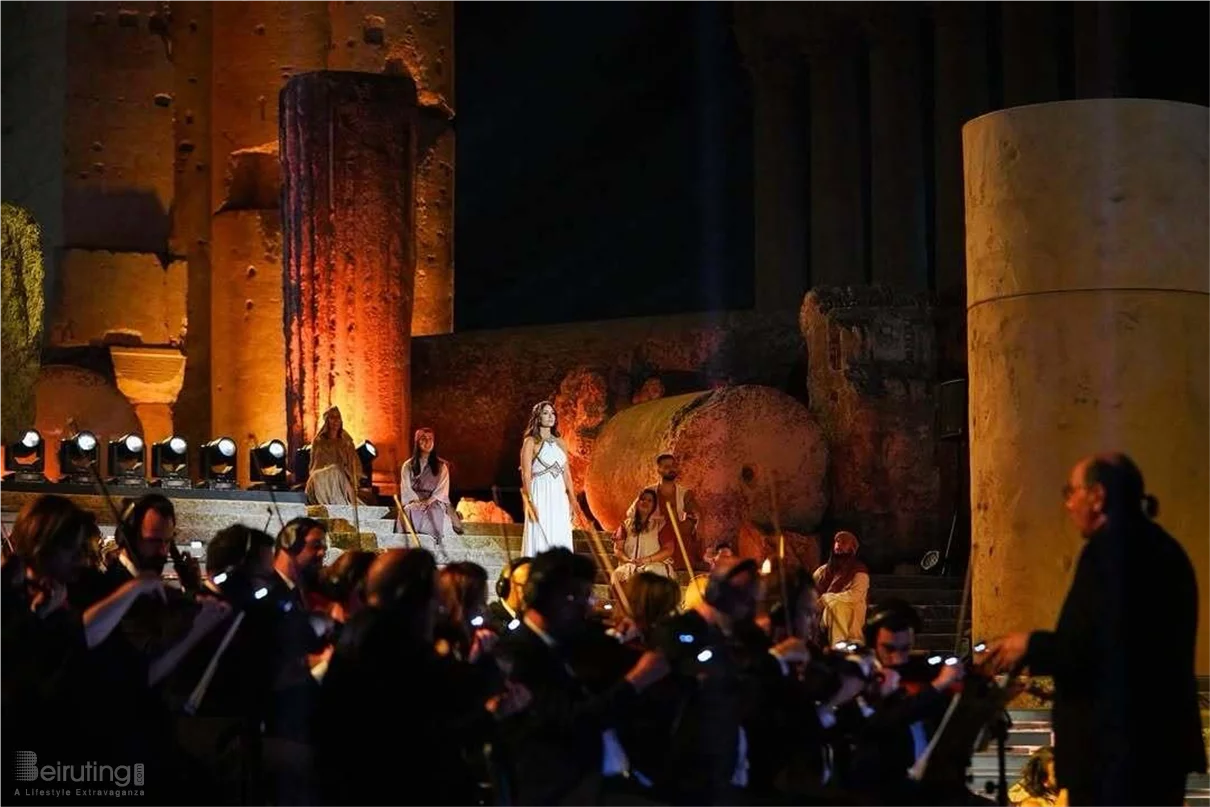 Hiba Tawaji & Oussama Rahbani at Baalbeck International Festival