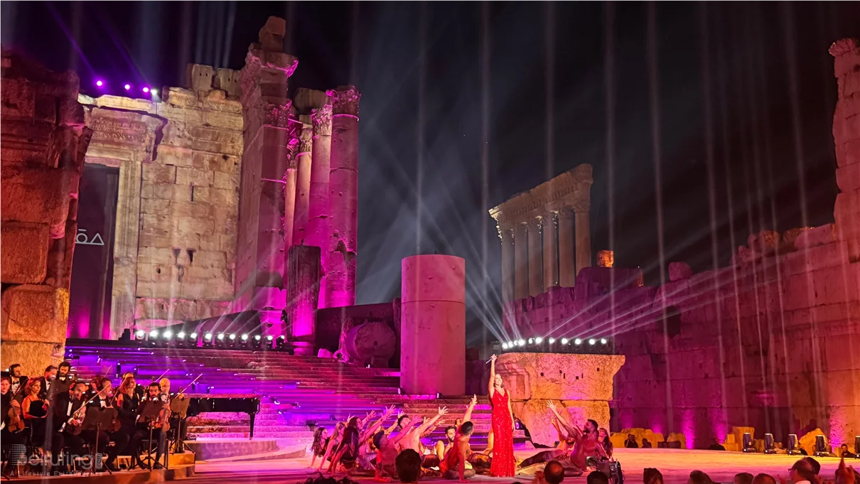 Hiba Tawaji & Oussama Rahbani at Baalbeck International Festival