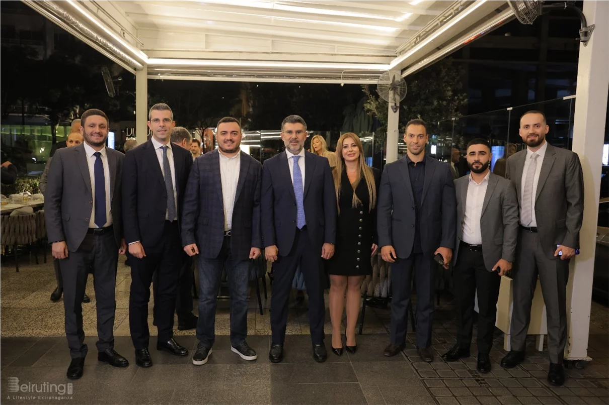 A Packed Dinner at Thanna Restaurant in Support of Candidate Elie Bazerli for President of the Beirut Bar Association