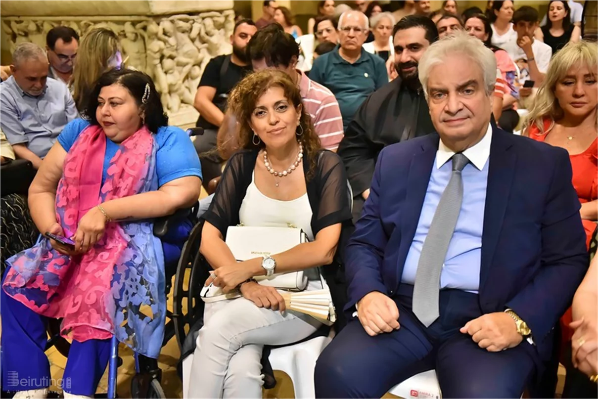 Tenor Gabriel Abdel Nour performed in the National Museum of Beirut 