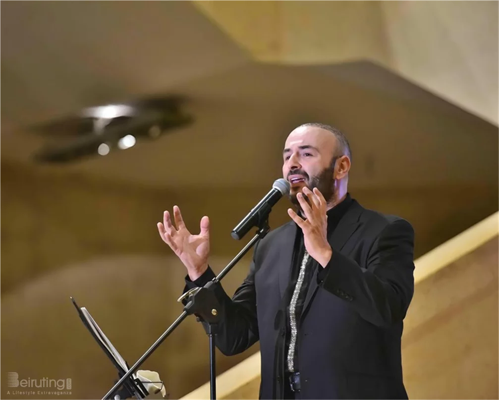 Tenor Gabriel Abdel Nour performed in the National Museum of Beirut 