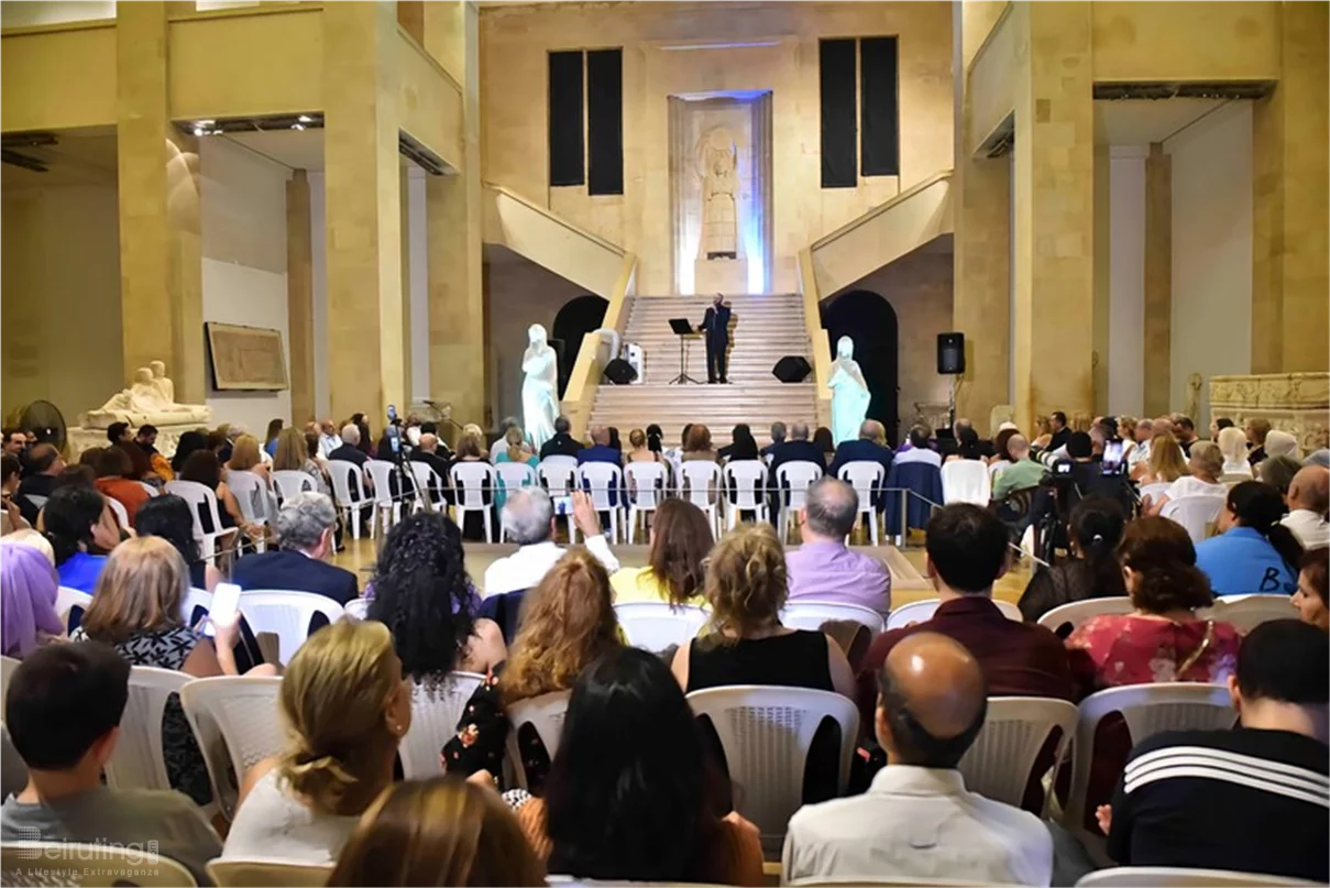 Tenor Gabriel Abdel Nour performed in the National Museum of Beirut 