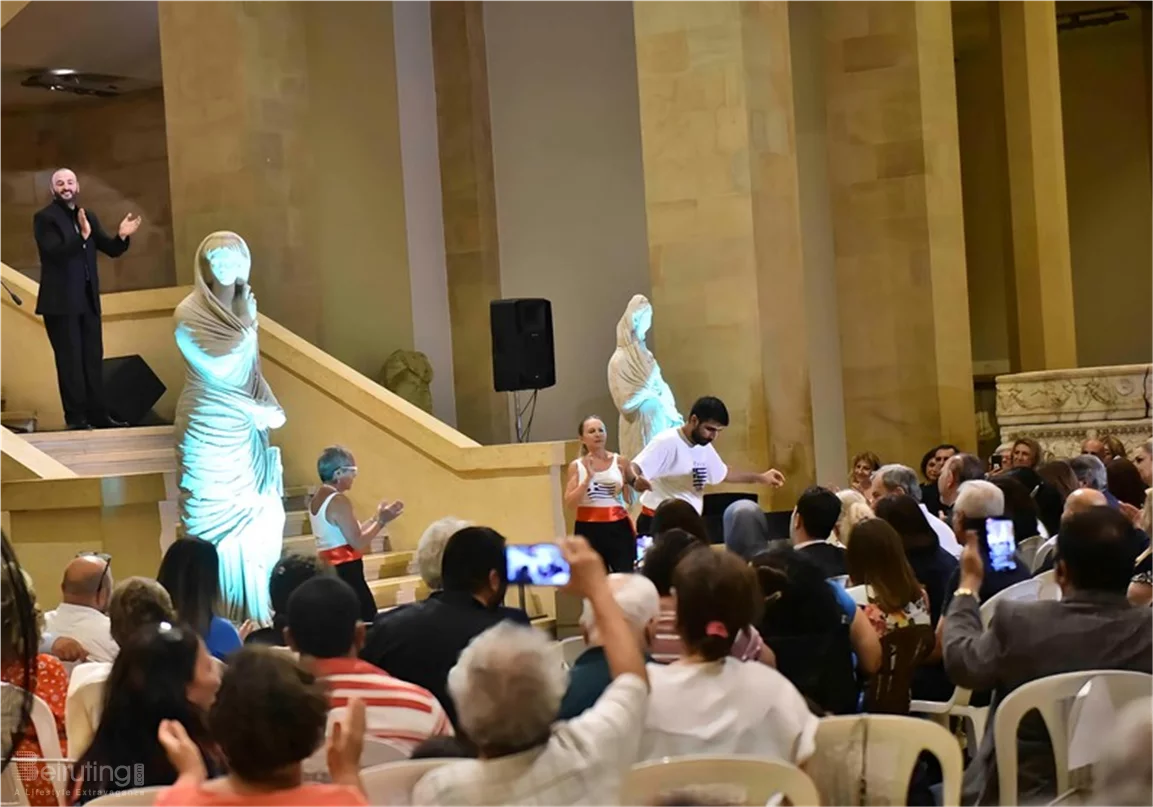Tenor Gabriel Abdel Nour performed in the National Museum of Beirut 
