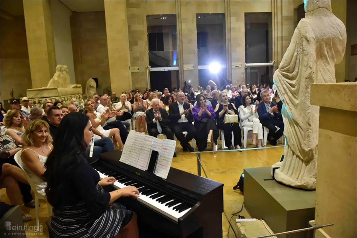 Tenor Gabriel Abdel Nour performed in the National Museum of Beirut 