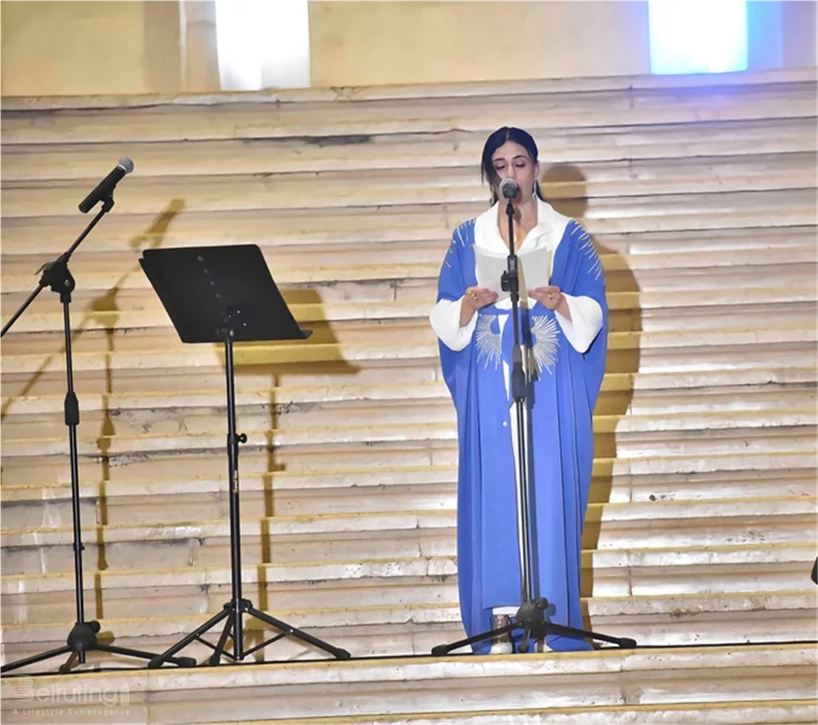 Tenor Gabriel Abdel Nour performed in the National Museum of Beirut 