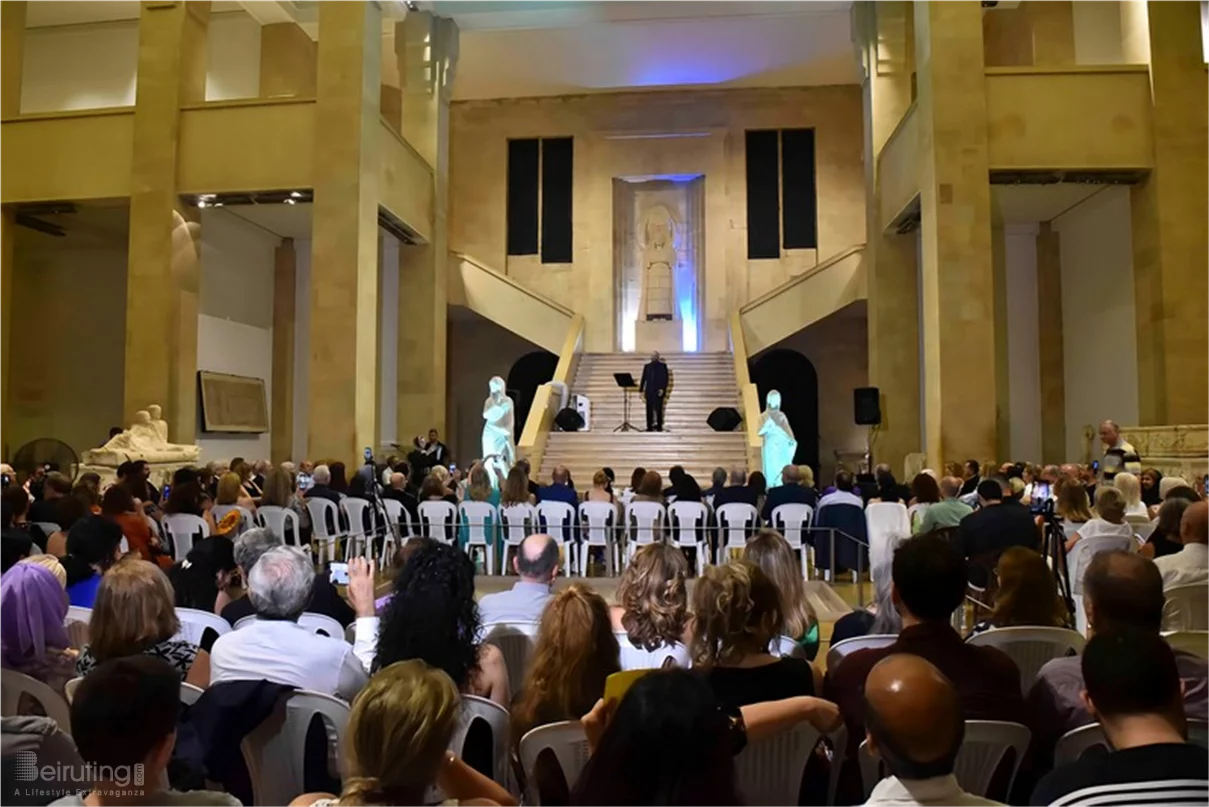 Tenor Gabriel Abdel Nour performed in the National Museum of Beirut 