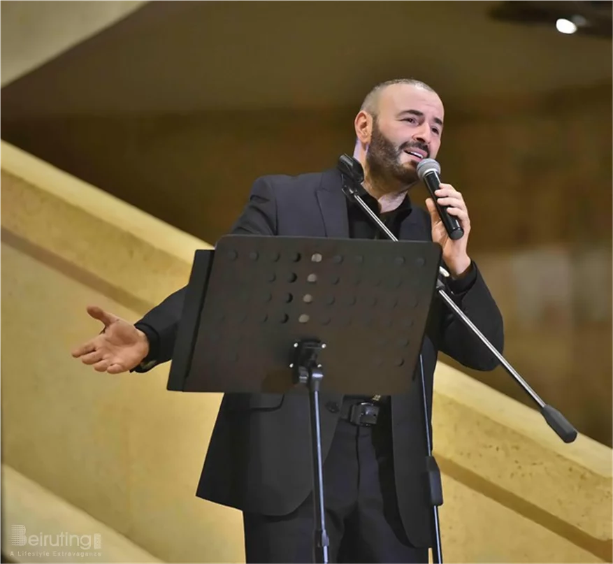 Tenor Gabriel Abdel Nour performed in the National Museum of Beirut 