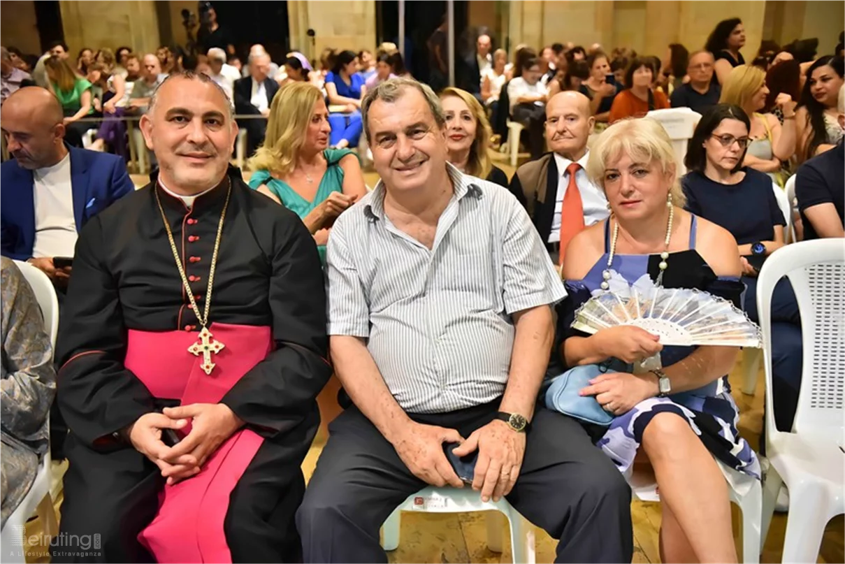 Tenor Gabriel Abdel Nour performed in the National Museum of Beirut 