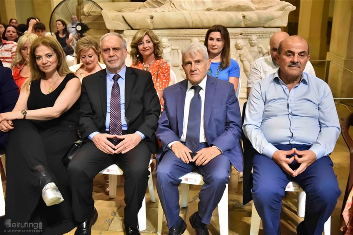 Tenor Gabriel Abdel Nour performed in the National Museum of Beirut 