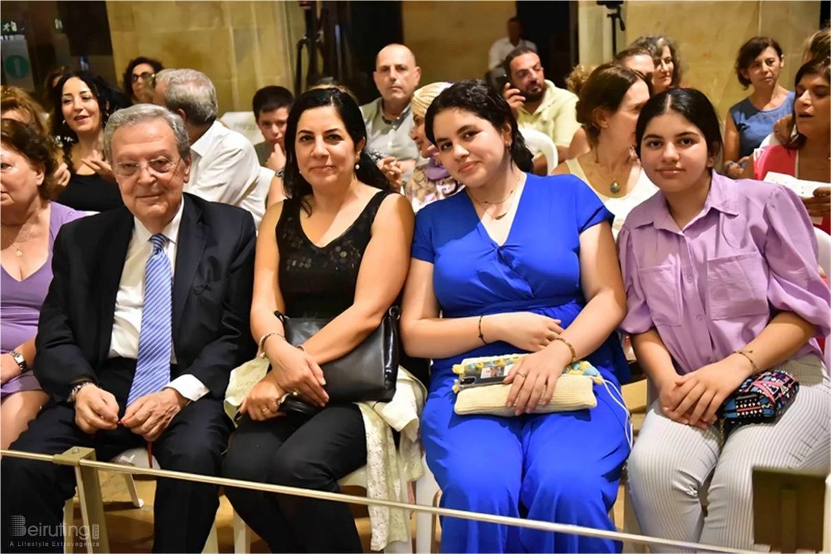 Tenor Gabriel Abdel Nour performed in the National Museum of Beirut 