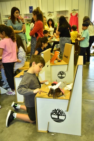 Timberland and GS Hosts Sustainable Workshop for Kids