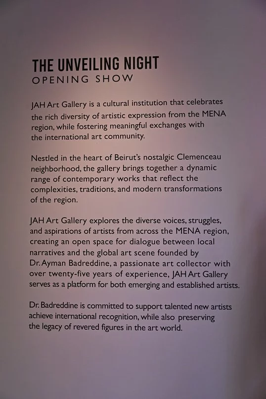The Unveiling Night at JAH Art Gallery