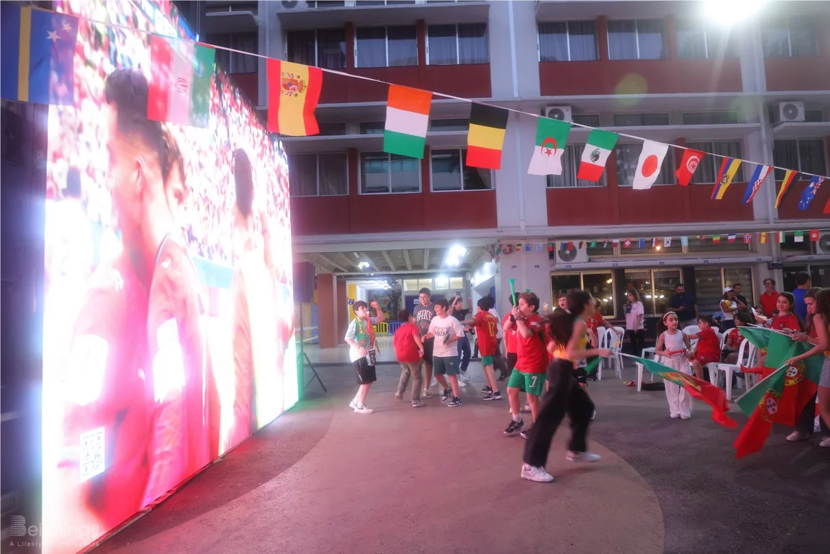Football Match at Lycee Verdun