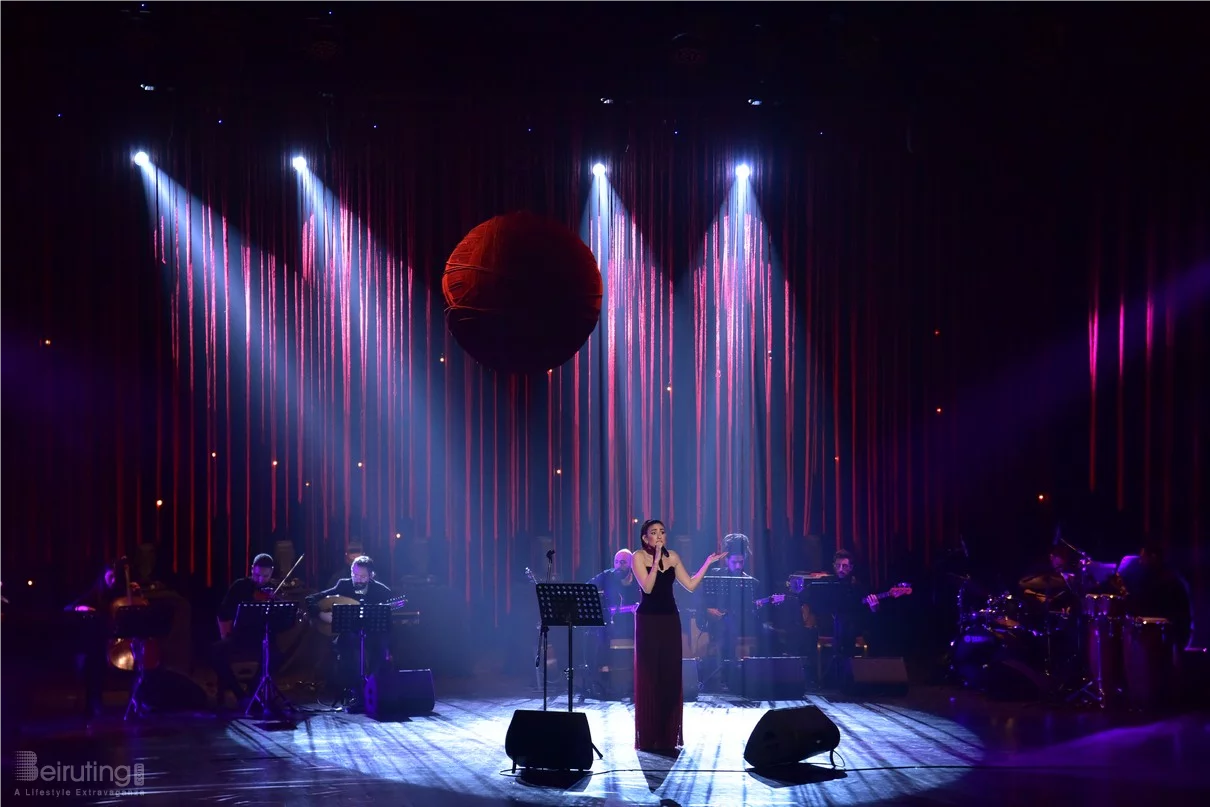 Marilyne Naaman at Casino du Liban