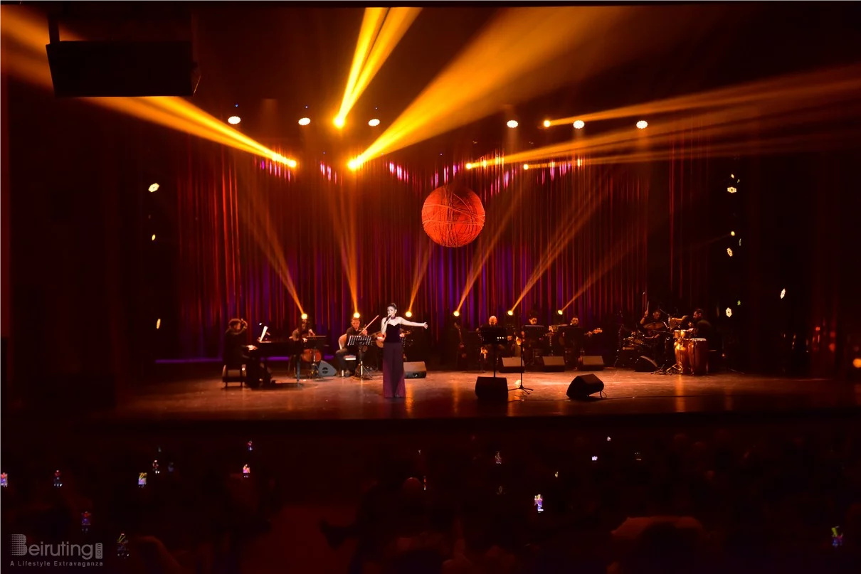 Marilyne Naaman at Casino du Liban