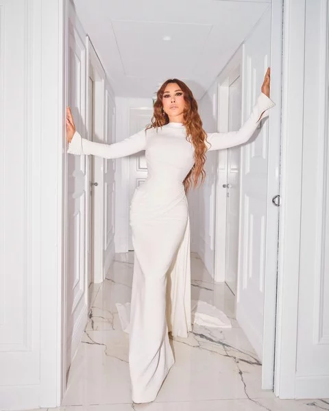 Najwa Karam's Bridal Dress