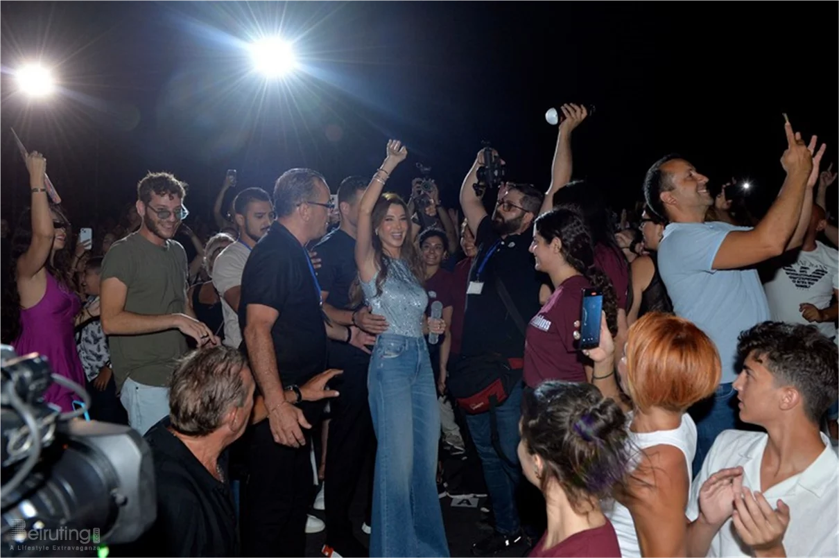 Nancy Ajram at Byblos Festival