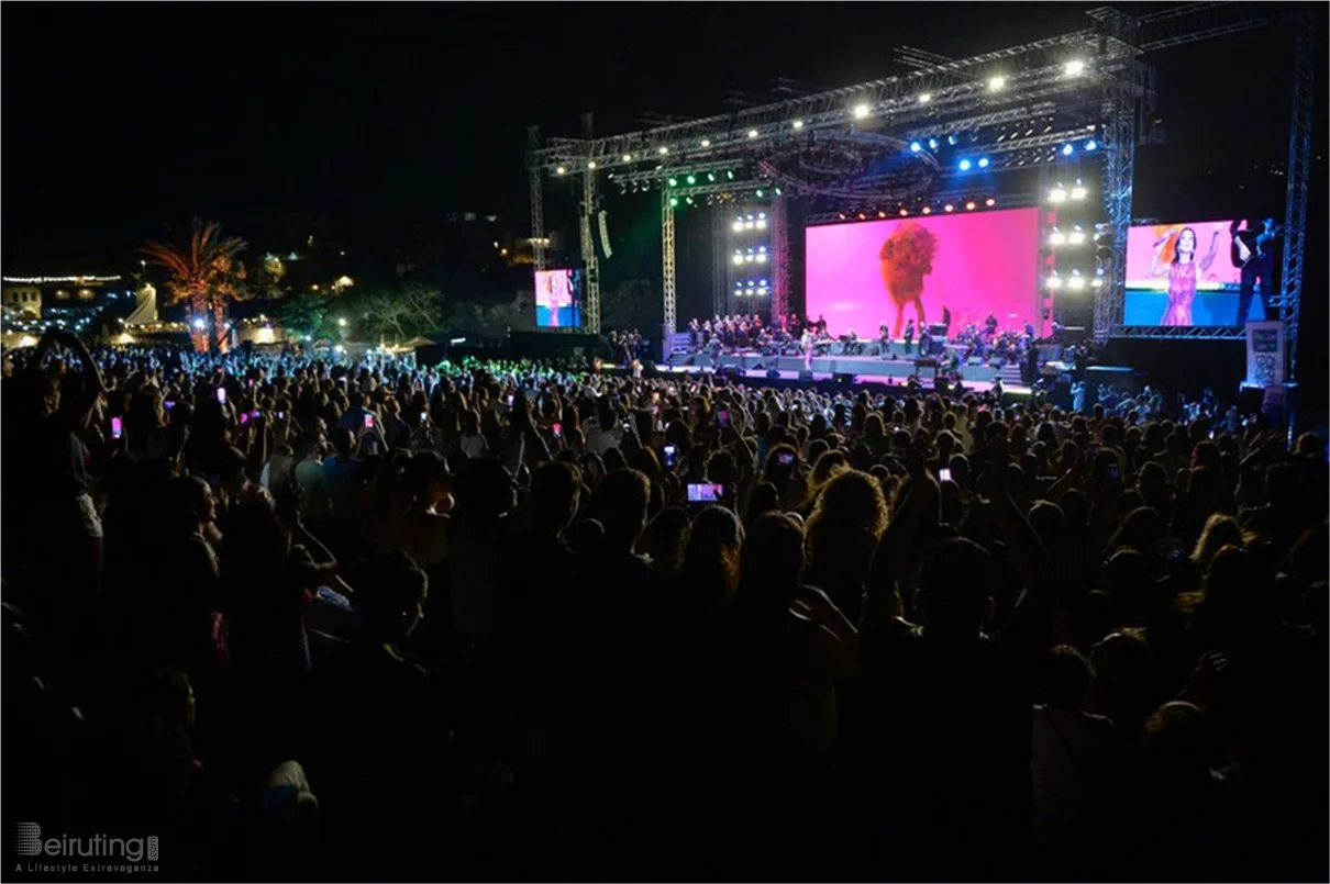 Nancy Ajram at Byblos Festival