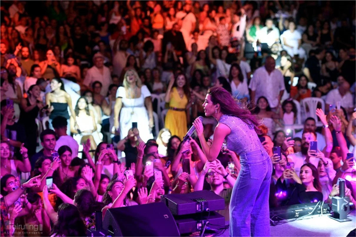 Nancy Ajram at Byblos Festival