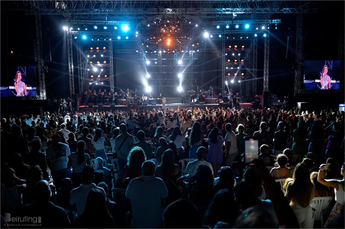 Nancy Ajram at Byblos Festival