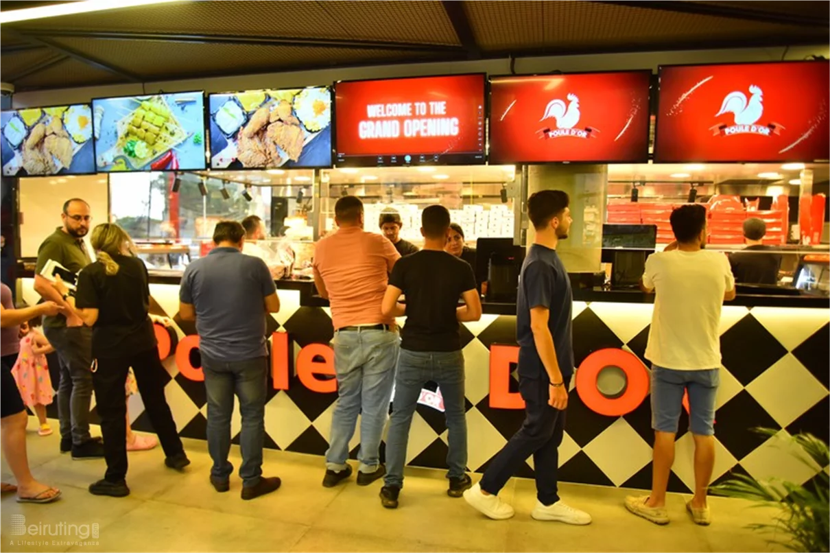 Grand Opening of Poule D'or at Kfarsaroun Koura
