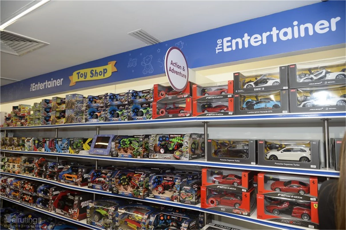 Grand Opening of The Entertainer Toy Shop