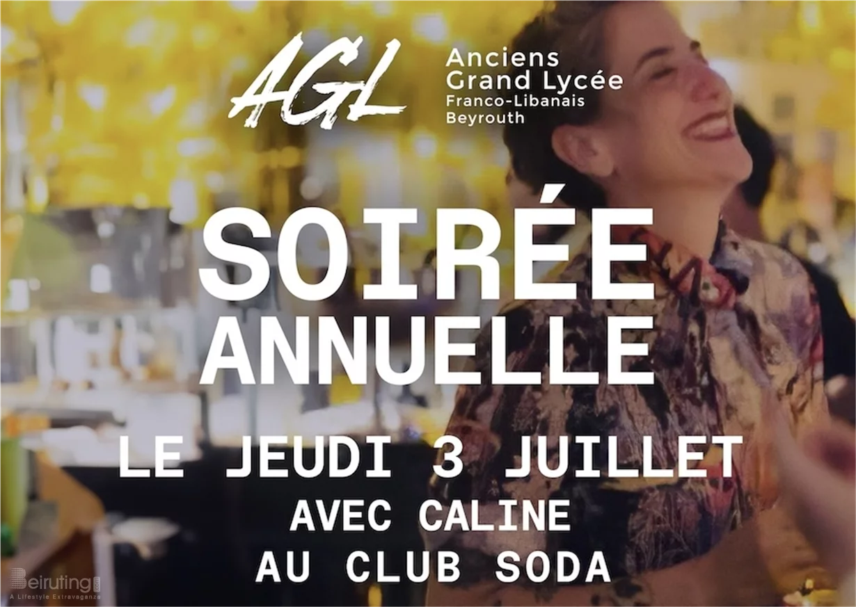 Soirée Annuelle de l'AGL avec Caline au Club Soda