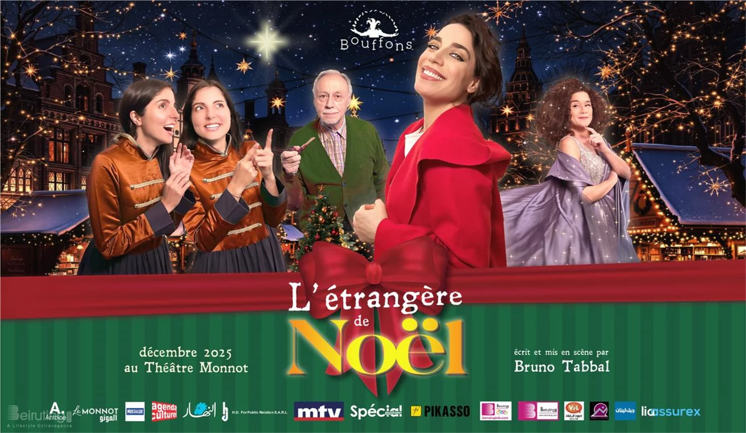 Claire, dans le nouveau spectacle L’ÉTRANGÈRE DE NOËL
