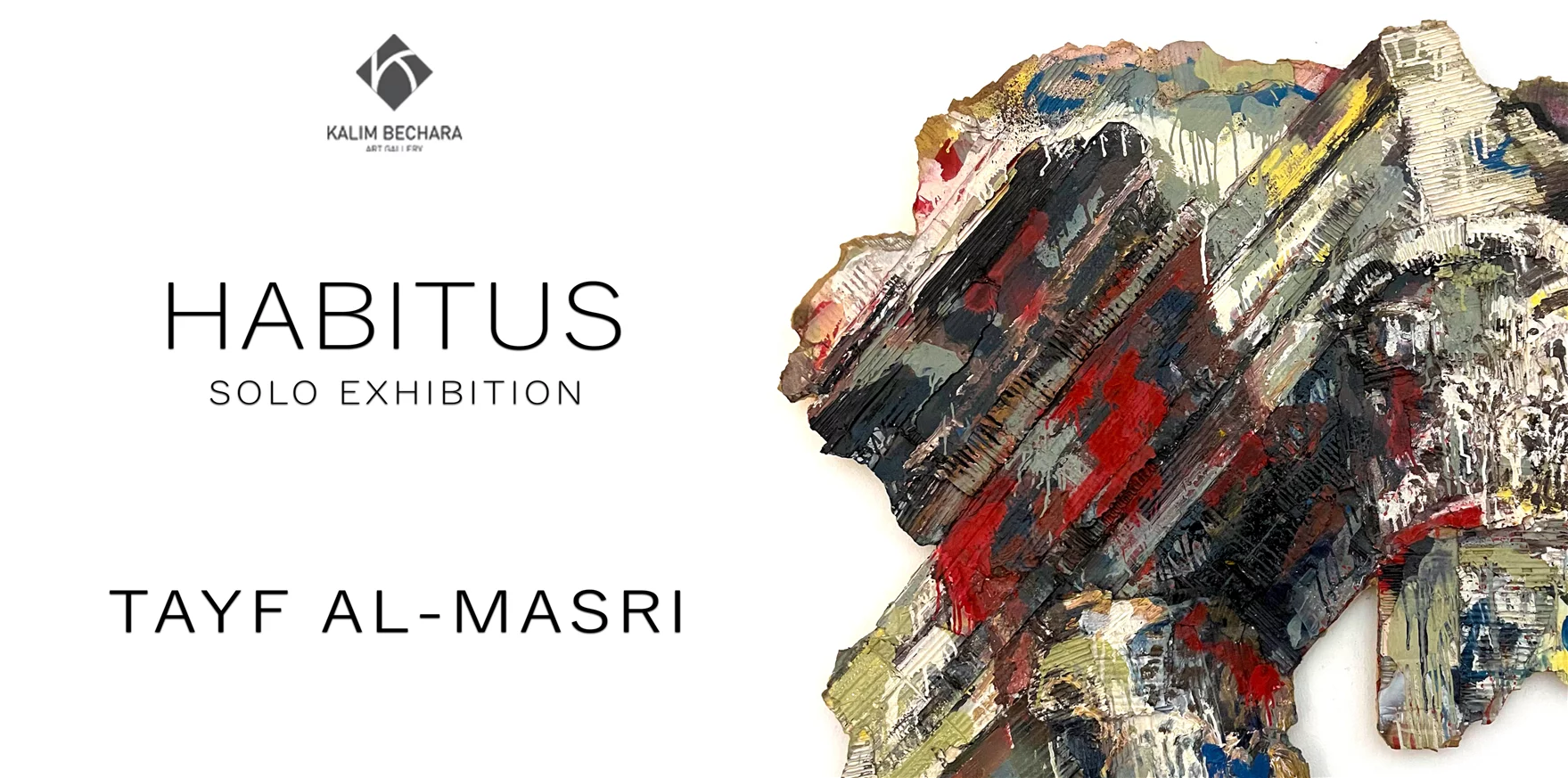 HABITUS, a solo exhibition by Tayf Al-Masri at Kalim Bechara Art Gallery