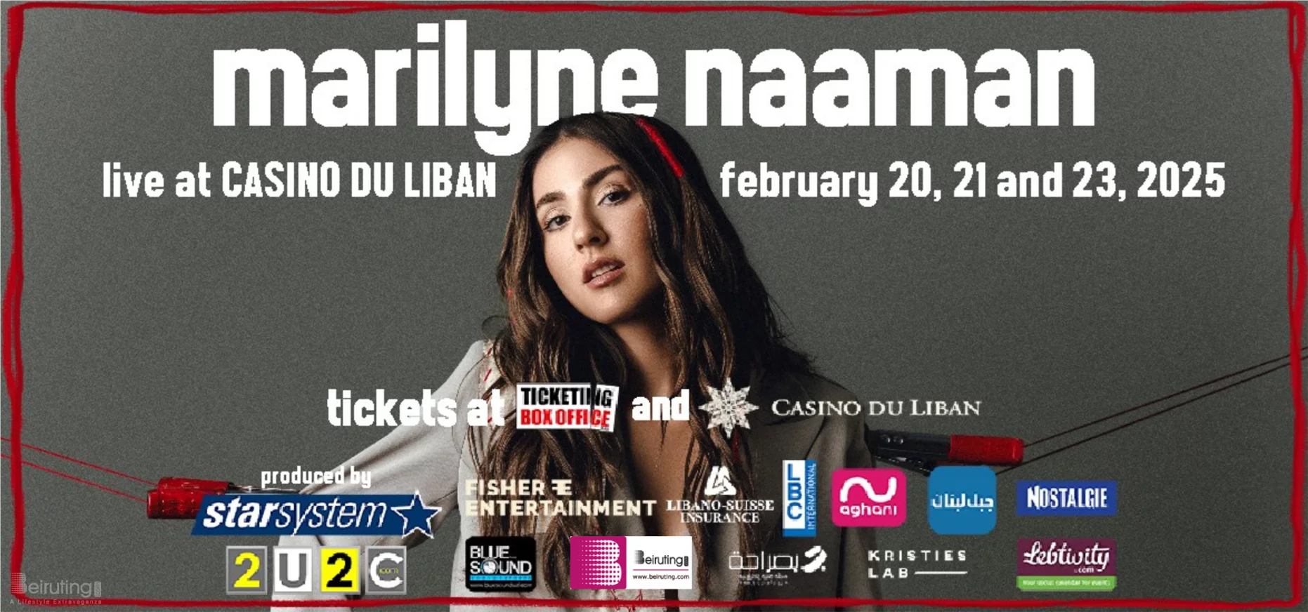 Marilyne Naaman at Casino du Liban