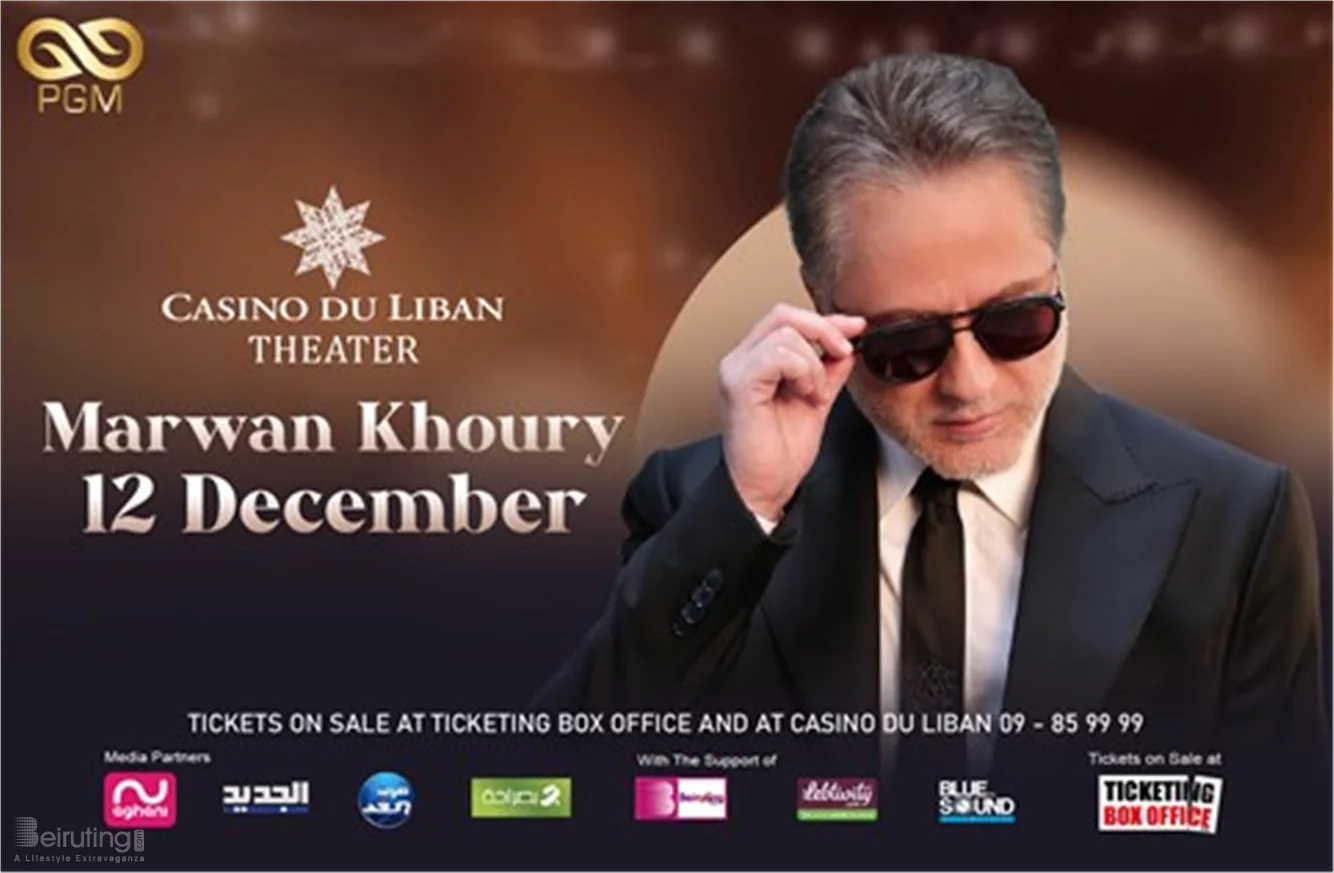 Marwan Khoury at Casino du Liban