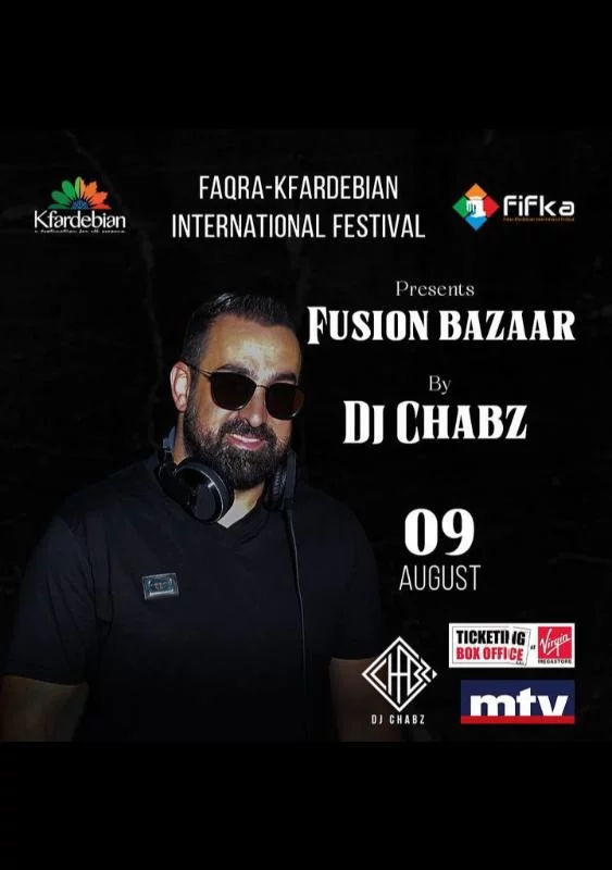 Dj Chabz at Faqra Kfardebian International Festival