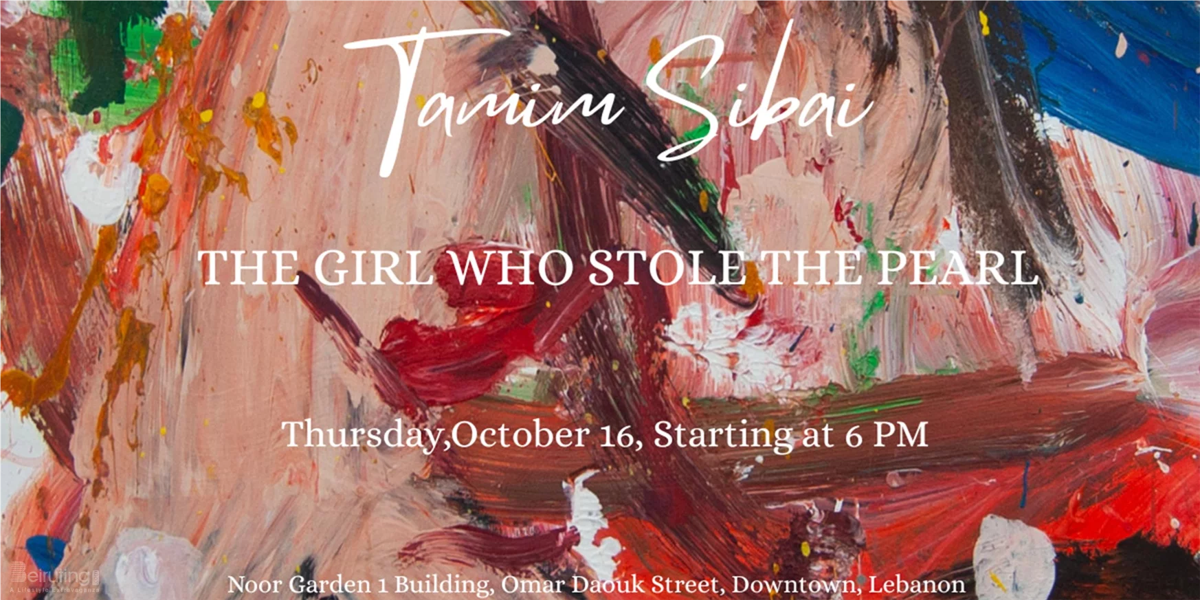 The Girl Who Stole The Pearl, A solo exhibition by Tamim Sibai
