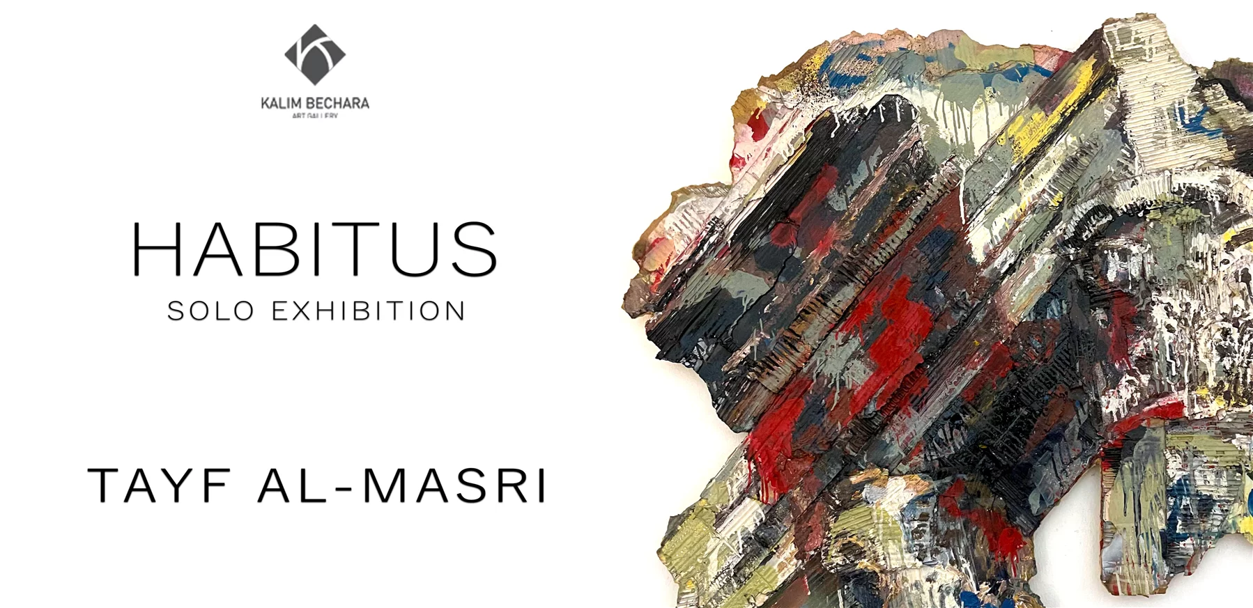 HABITUS, a solo exhibition by Tayf Al-Masri at Kalim Bechara Art Gallery