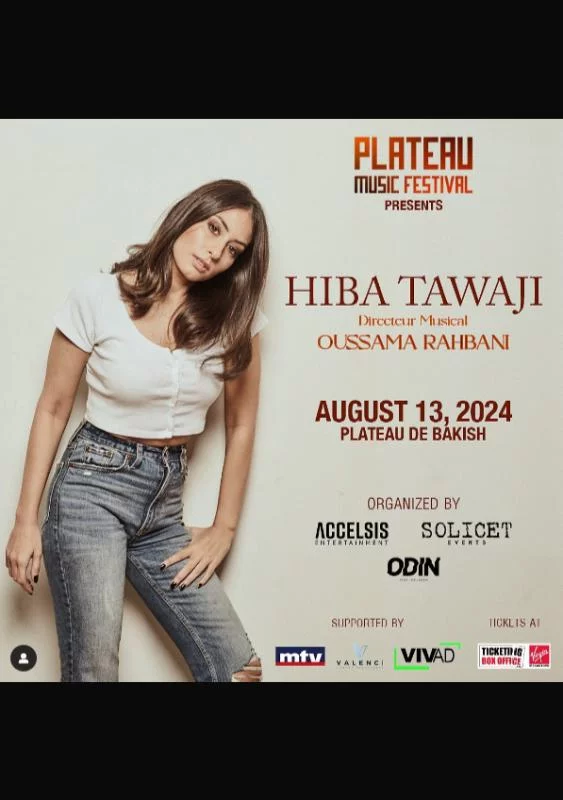 Hiba Tawaji at Plateau Music Festival Bakish