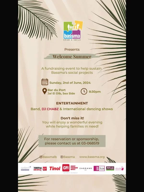 Welcome Summer with Bassma