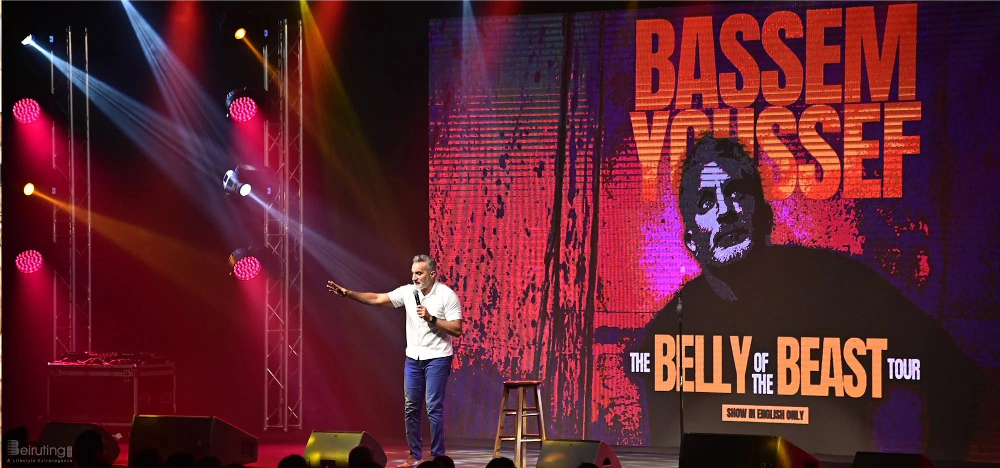 Bassem Youssef at Beirut Hall