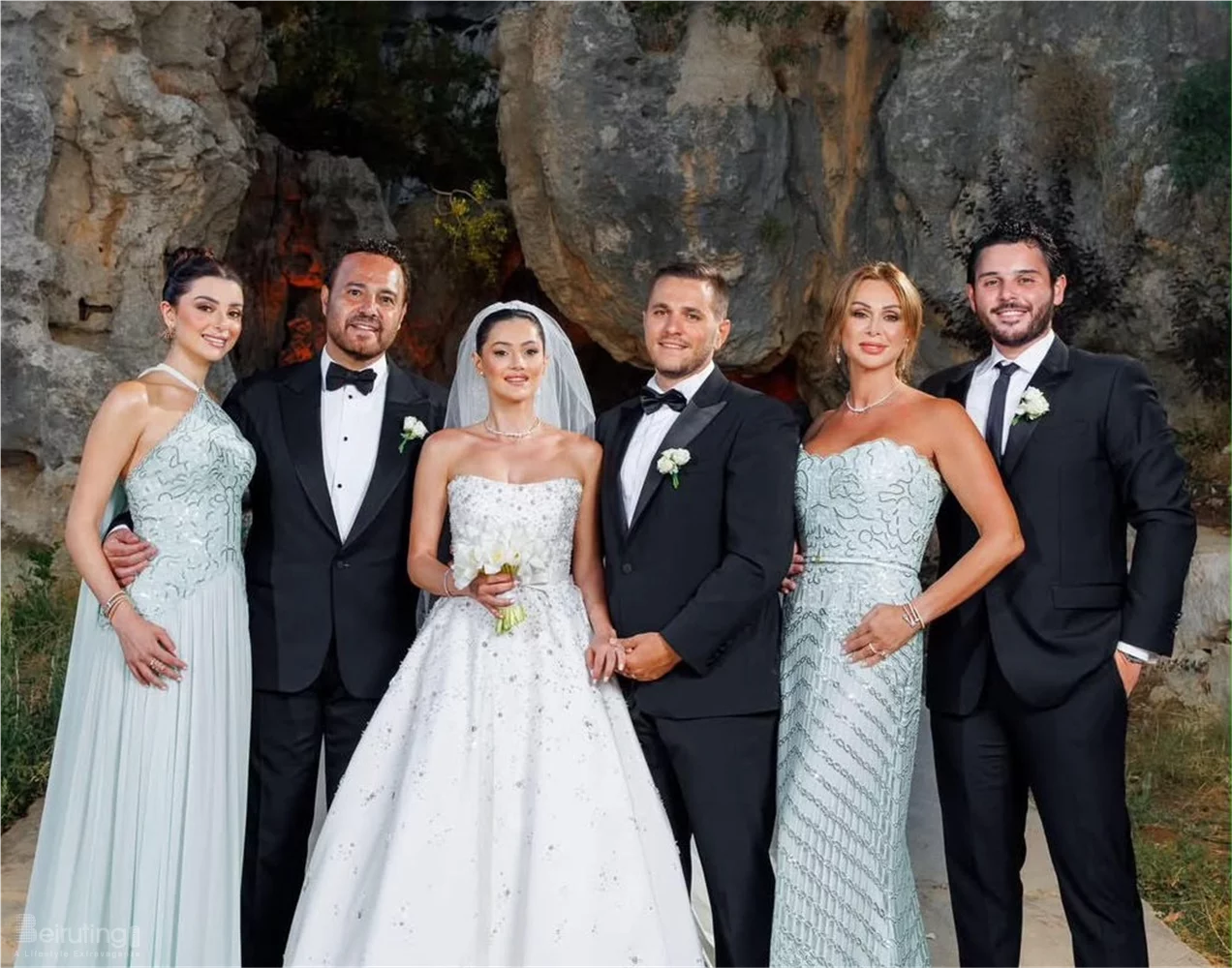 Dana Hallani Says "I DO" in Elie Saab