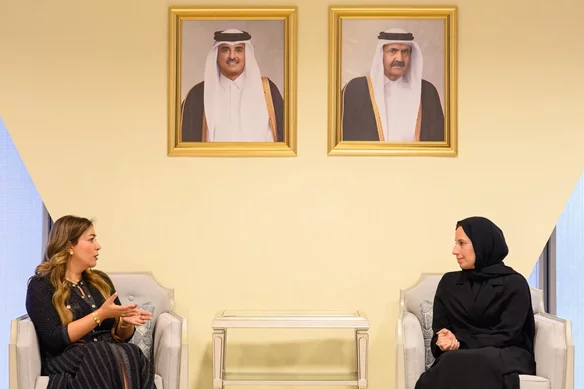 لقاء بين لجنة شؤون المرأة في بطريركية الروم الملكيين الكاثوليك ووزيرة التنمية الاجتماعية في قطر