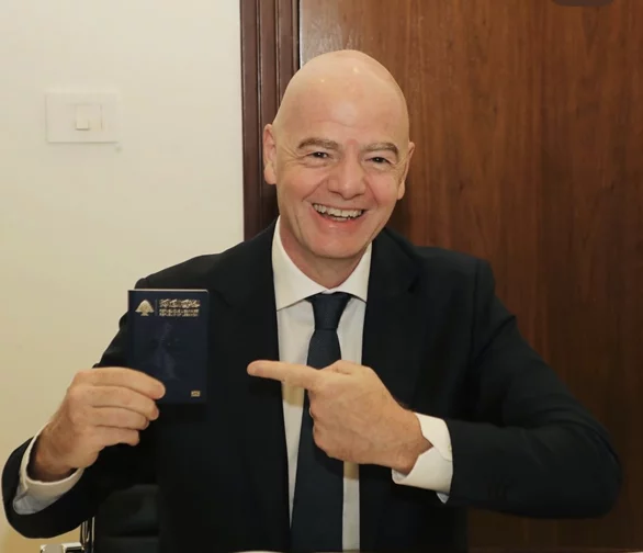 Gianni Infantino Becomes Lebanese Citizen in Historic Visit to Beirut