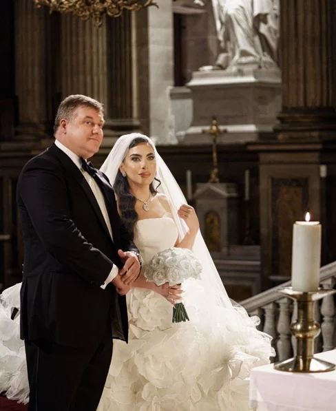 Terry Bitar celebrated a beautiful milestone in her inspiring journey with her wedding at the majestic Cathedral La Madeleine in Paris