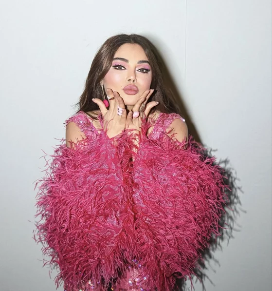 MAISON RAMI KADI BRINGS COUTURE GLAMOUR TO HAIFA WEHBE’S NYX CAMPAIGN