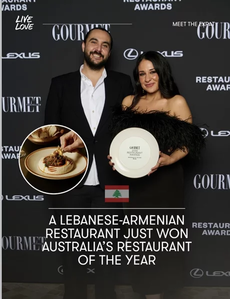 A Taste of Lebanon, A Melbourne Triumph: ZAREH Wins Restaurant of the Year