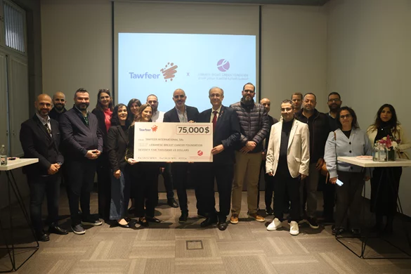 $75,000 DELIVERED: TAWFEER’S CAMPAIGN PROVIDES CRITICAL FUNDING FOR BREAST CANCER PATIENTS THROUGH THE LEBANESE BREAST CANCER FOUNDATION