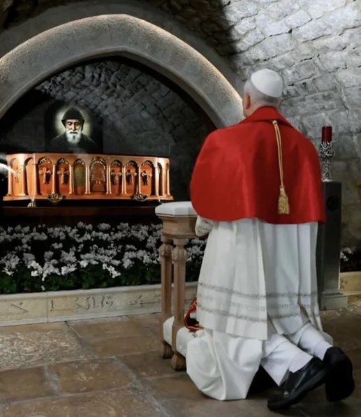 Where Holiness Meets: The Pope & Saint Charbel